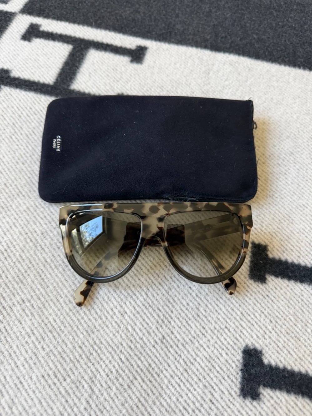 Celine Oversized Shield sunglasses